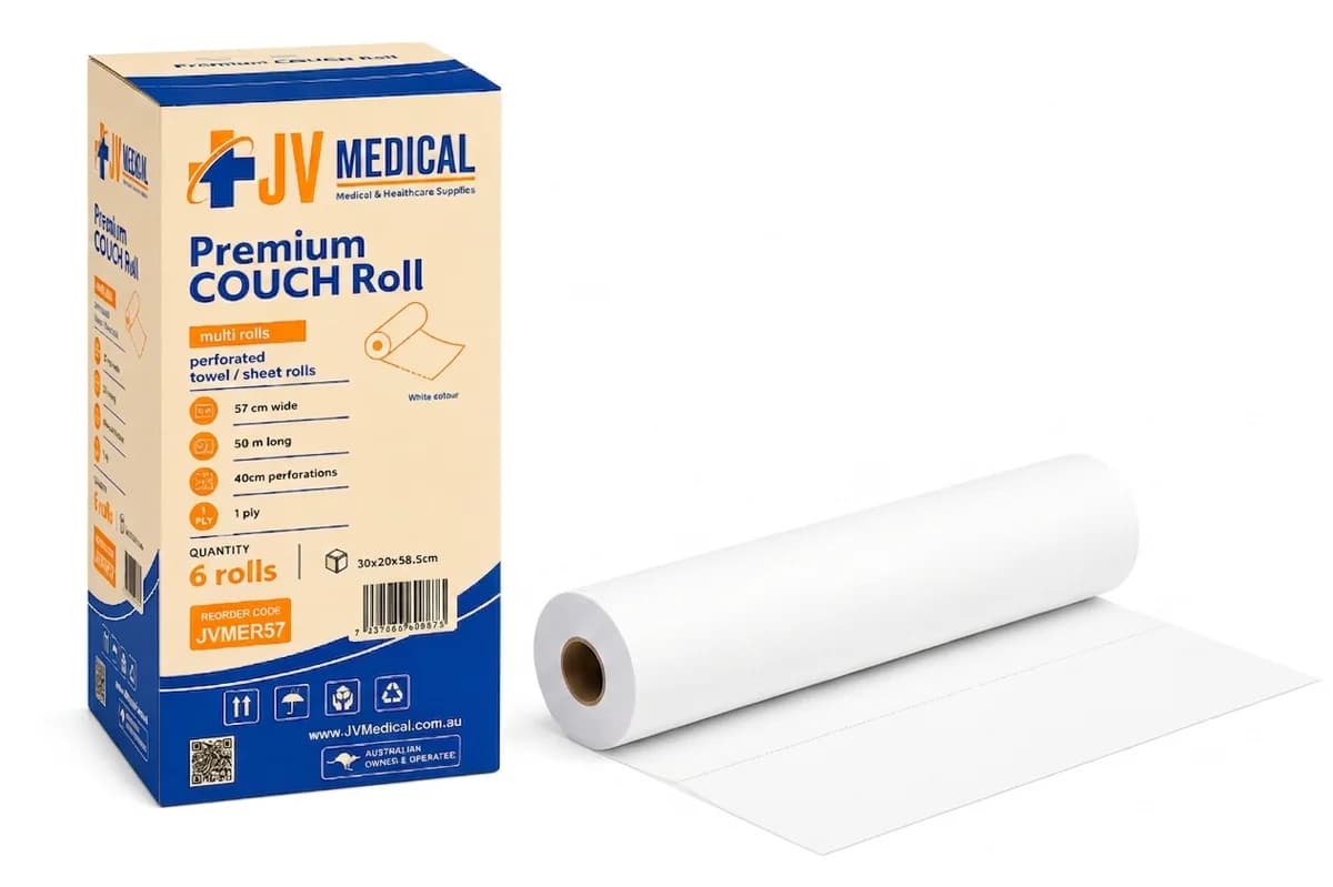 Examination Bed Roll 57cm × 50m — Paper | JV Medical