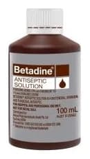 Betadine Antiseptic Solution 10% Povidone-Iodine 100 mL