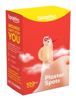 bpositive Adhesive Dressing Spots — Box of 100