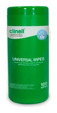 Clinell Universal Wipes — Tub of 100