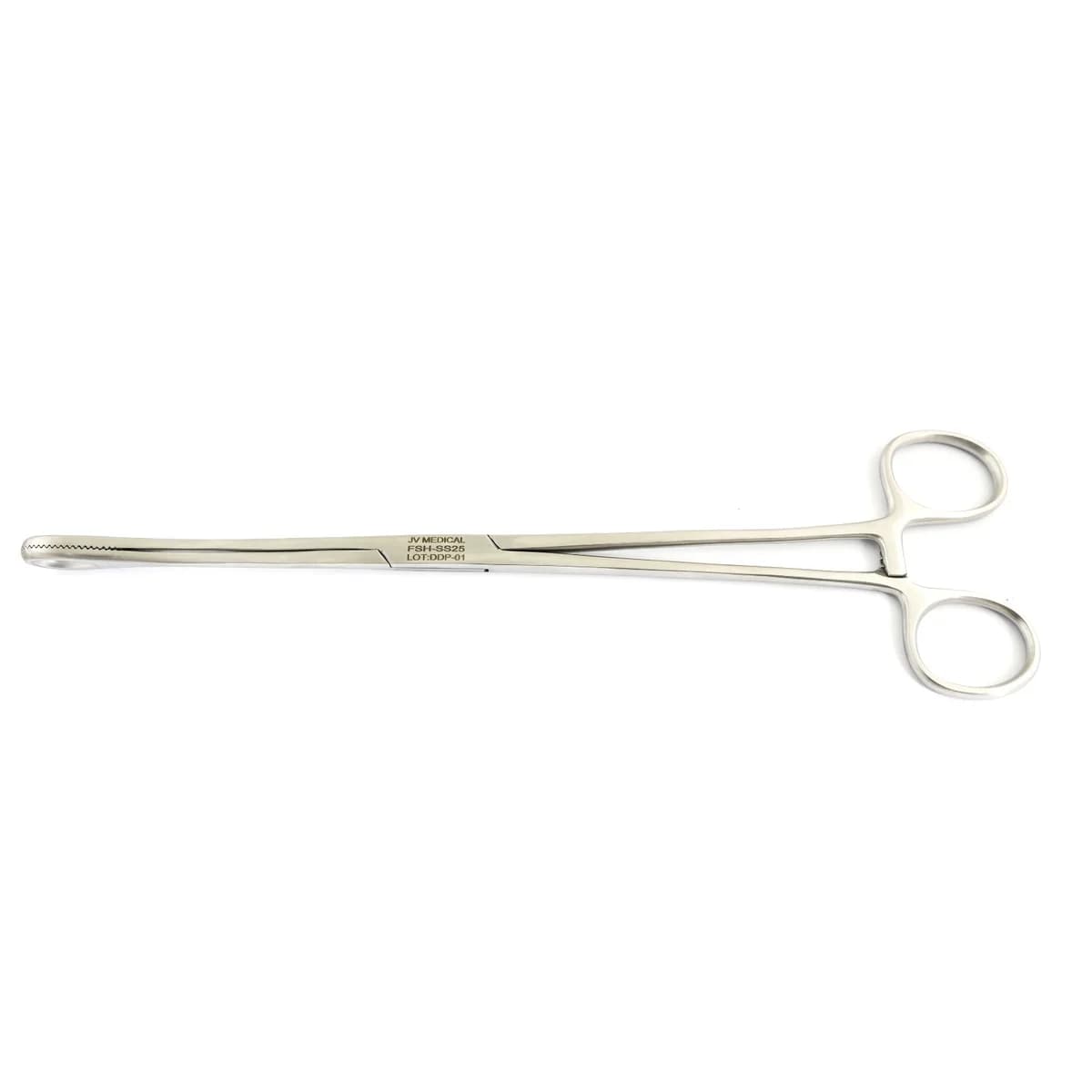 Foerster Sponge Forceps — Straight, Serrated 25cm — Stainless Steel | JV Medical