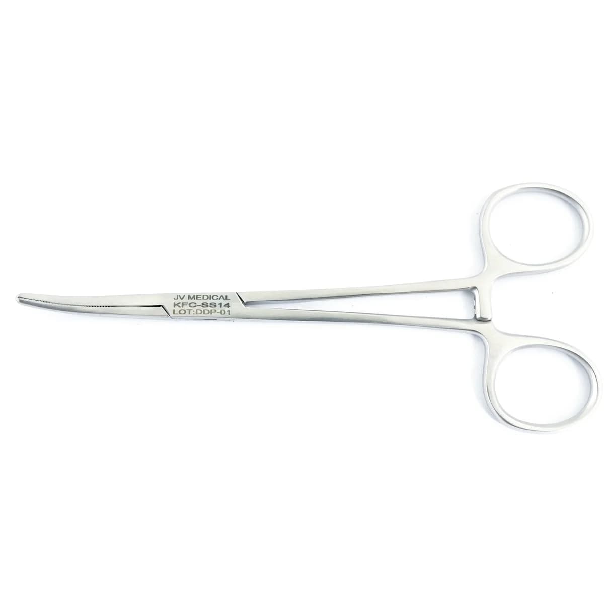 Kelly Artery Forceps — Curved 14cm — Stainless Steel | JV Medical