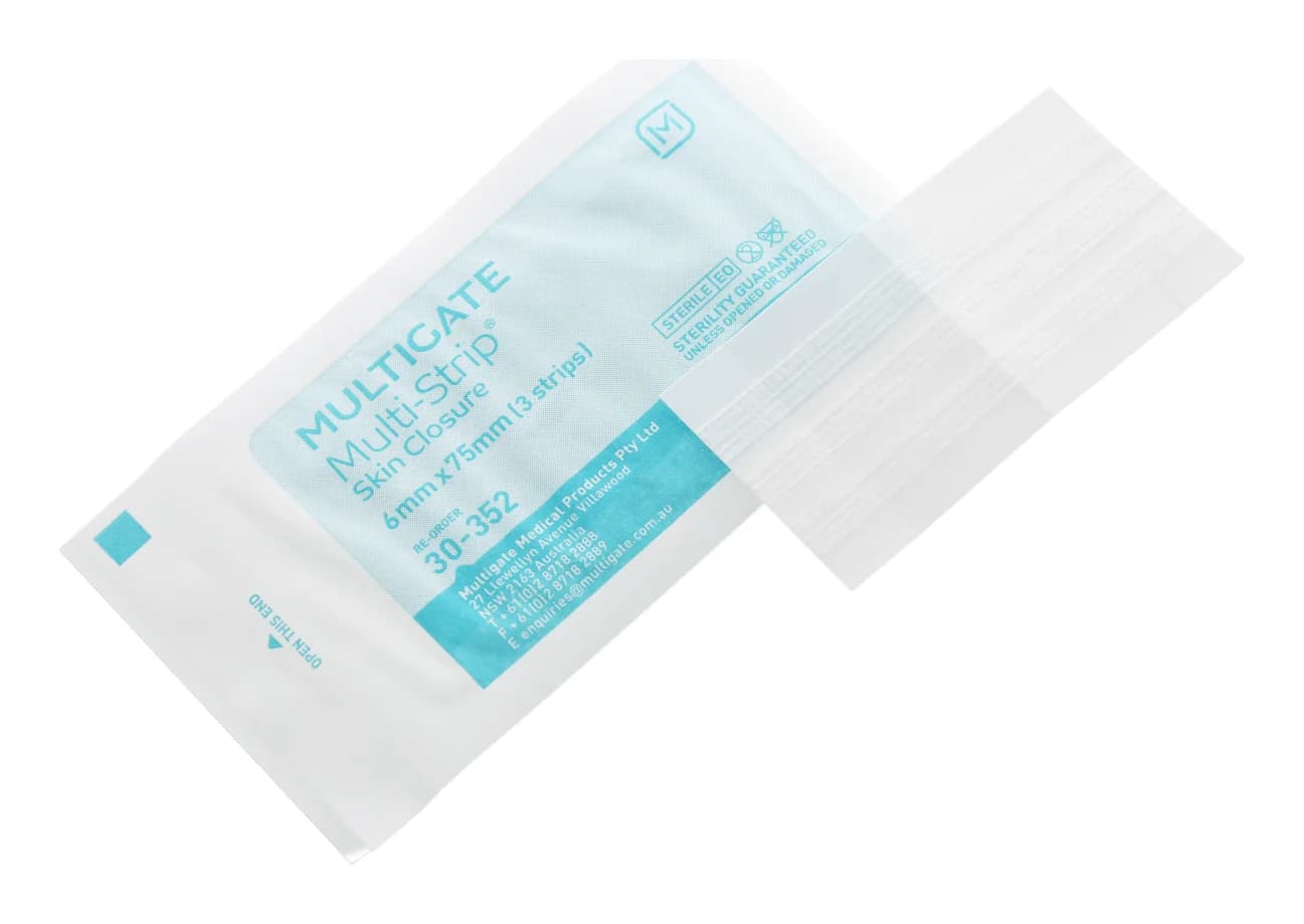 Multigate Multi-Strip Skin Closures 6 × 75 mm — Box of 50