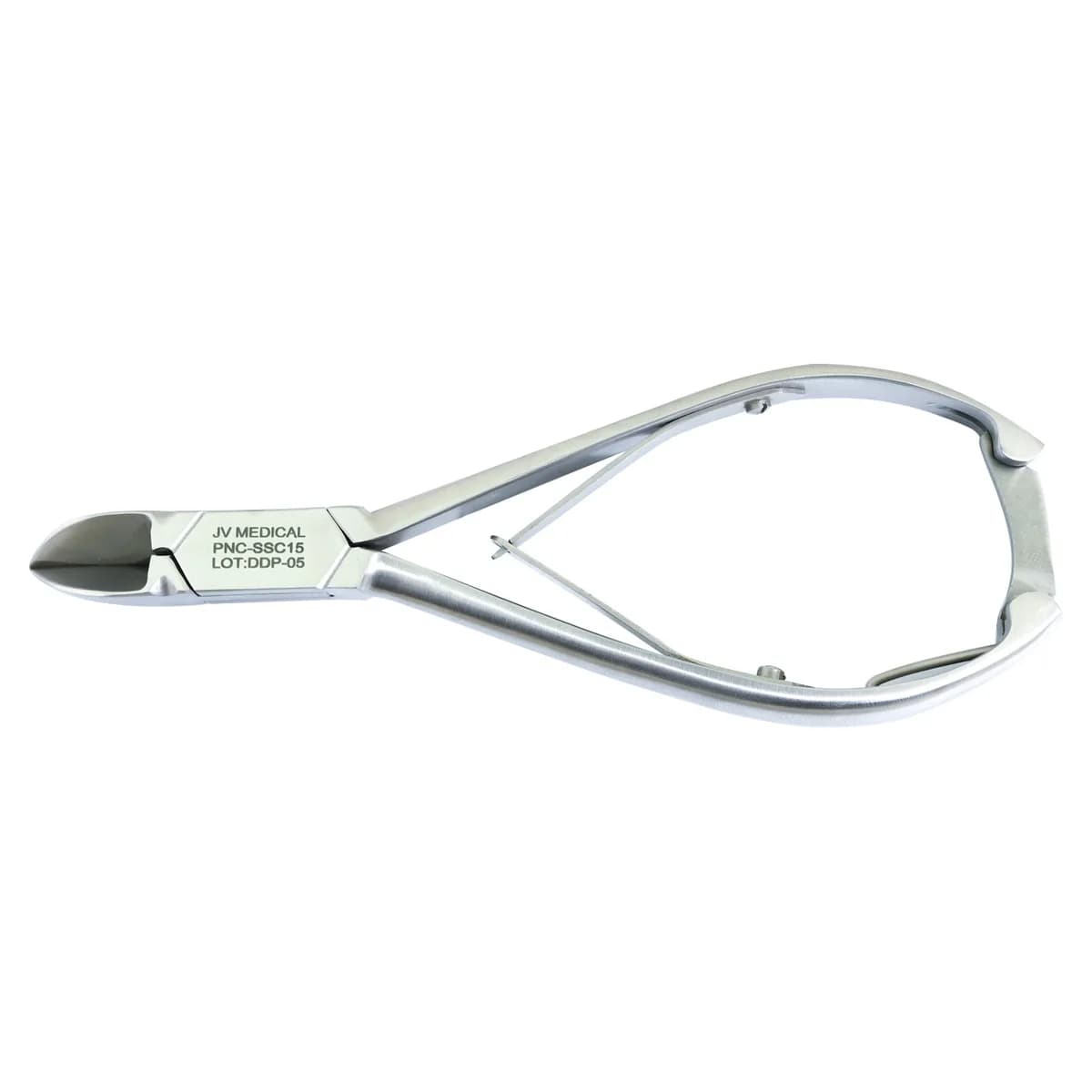 Podiatry Nail Clipper — Curved 15cm — Stainless Steel | JV Medical