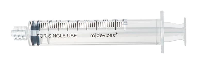 M Devices Luer Lock Syringe — 10 mL (Box of 100)