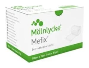 Mölnlycke Mefix Self-Adhesive Fixation Fabric — 10 cm × 10 m